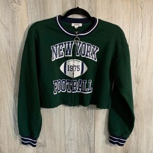 HP 🔥🔥🔥 GARAGE Cropped Zip Up Sweater Dark Green